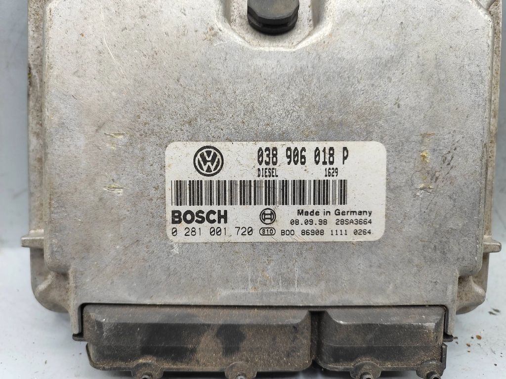 Volkswagen PASSAT B5 1999 038906018P Engine control unit module ECU 