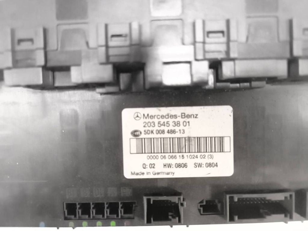 Mercedes-Benz C W203 2001 Comfort convenience body module 2035453801 