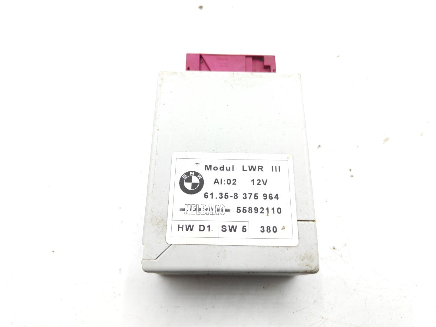 BMW 5 SERIES E39 530D Diesel 2001 Headlight Control Module 8375964 61358375964