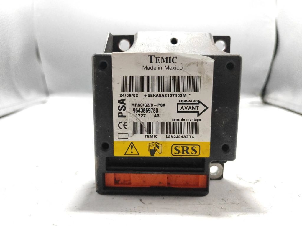 Peugeot 607 2.2i 2002 Safety Control unit module 9643869780 