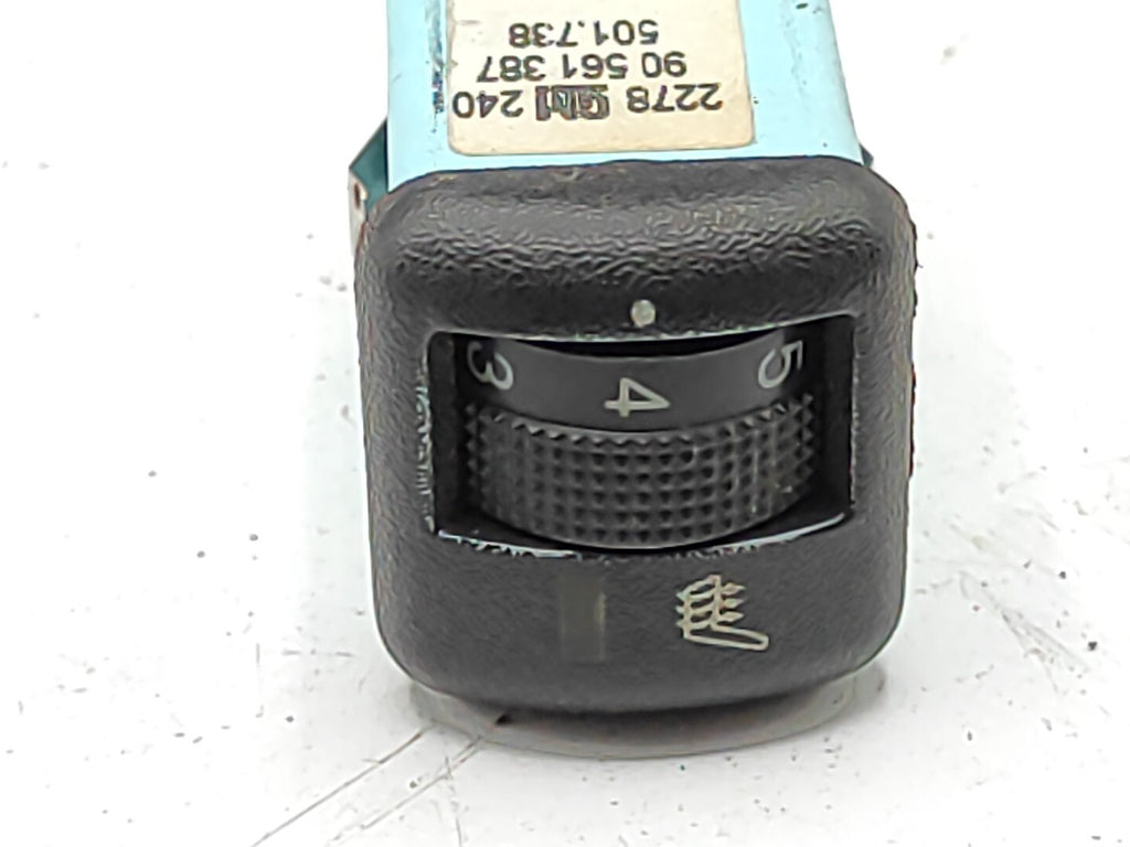 Opel Astra G 2000 Front Dashboard Heated Seat Switch Button 90561387