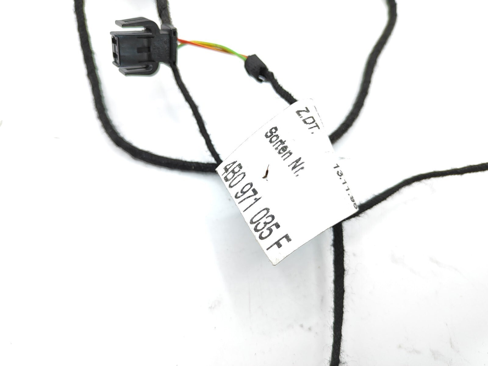 Audi A6 C5 2.5TDI 2000 Front Door Wiring Loom Harness 4B0971035F