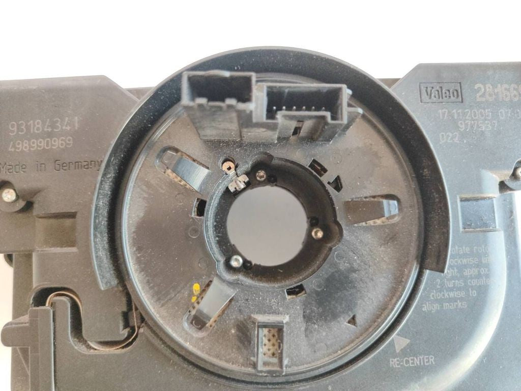 Opel Astra H 2005 Wiper turn signal stalk switch 93184341 