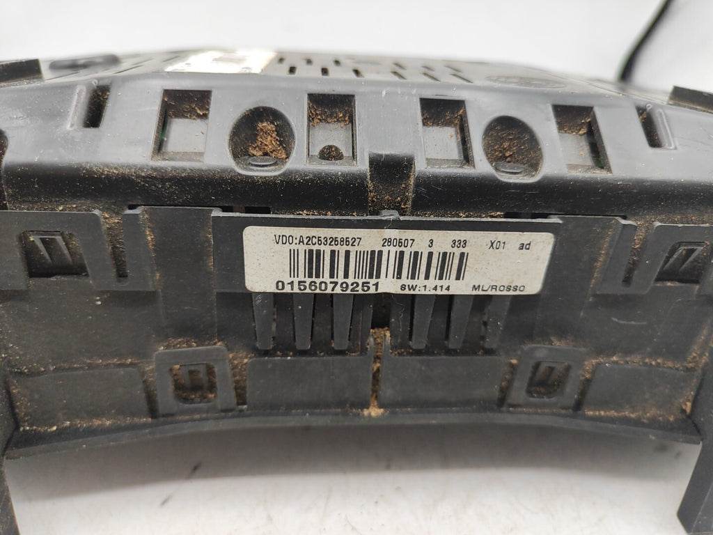 Alfa Romeo 159 1.9JTDm 110kW Diesel 2007 LHD Speedometer 0156079251