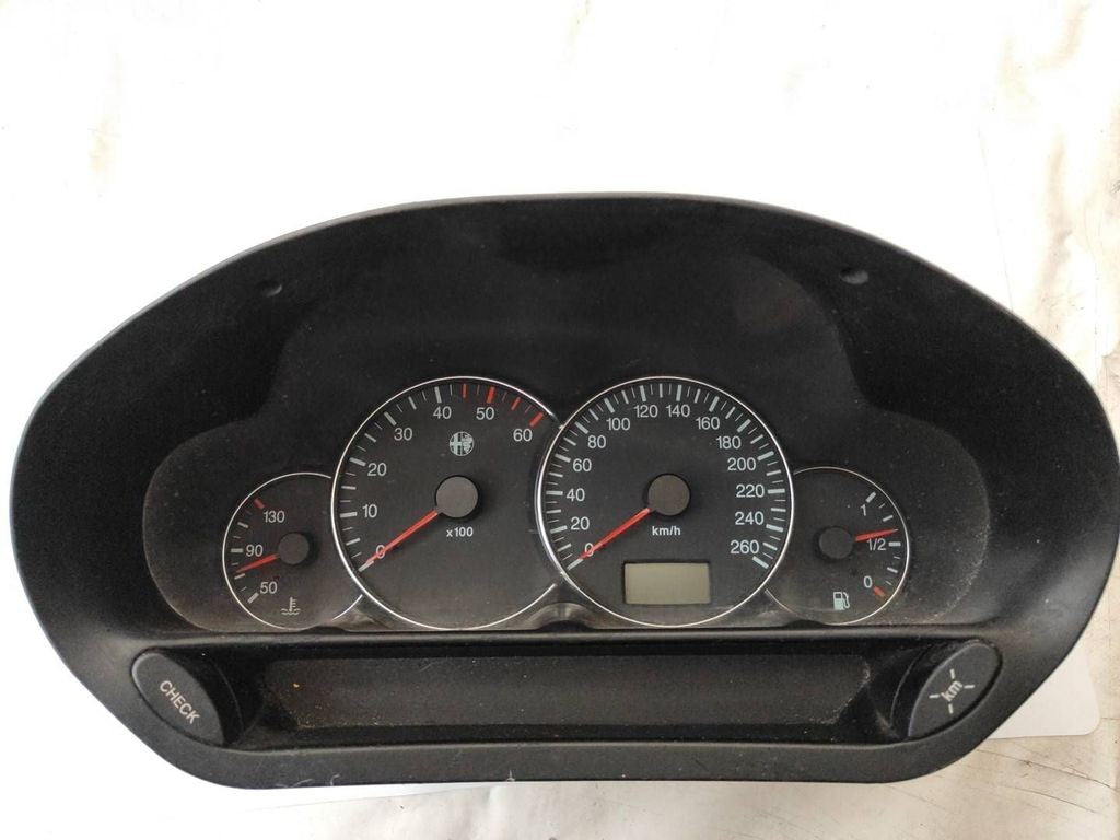 156022603 Alfa Romeo 166 2003 LHD Diesel speedometer instrument cluster 