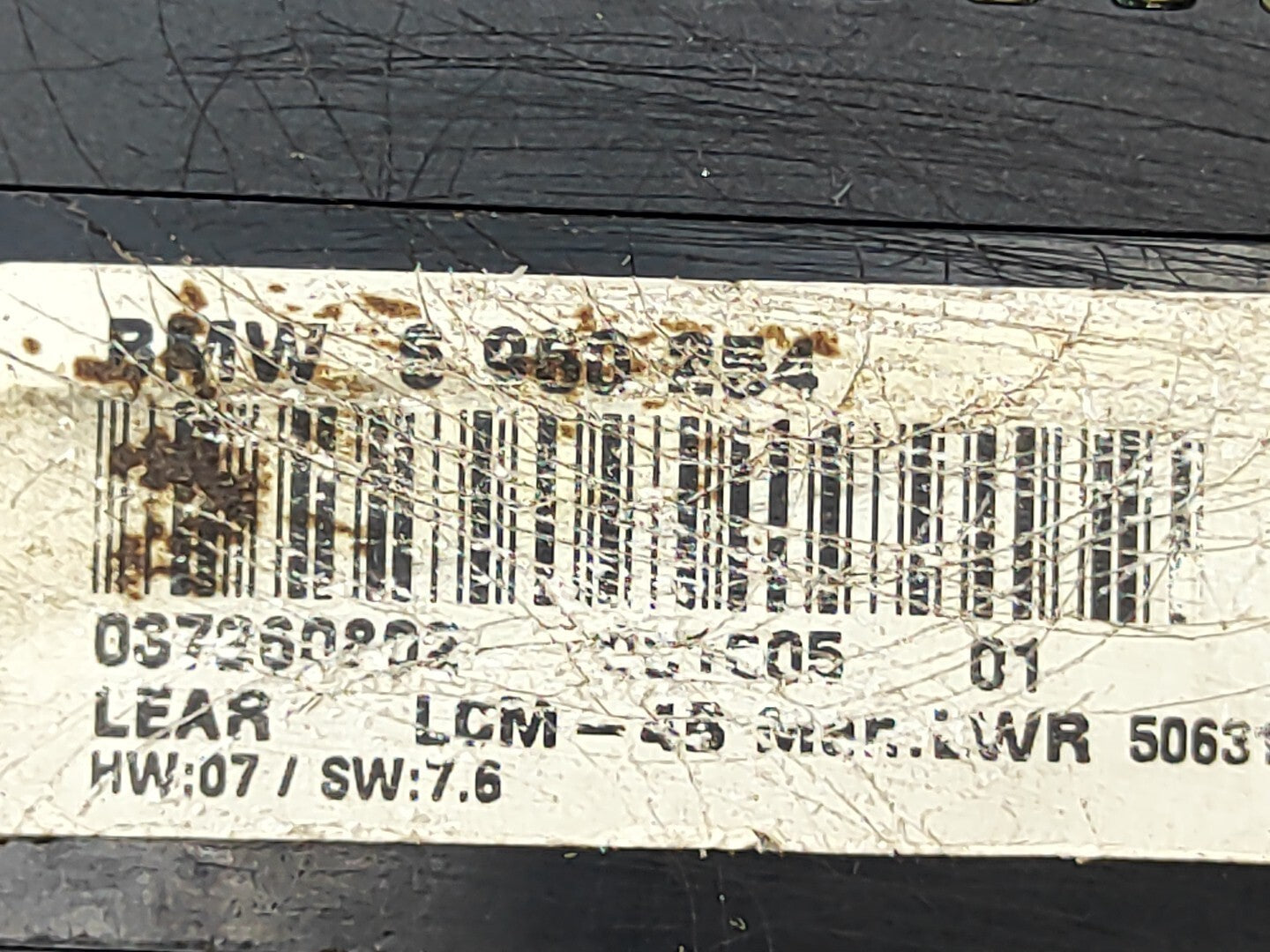 BMW 5 SERIES E39 530D Diesel 2001 Headlight LCM Control Module 6960254