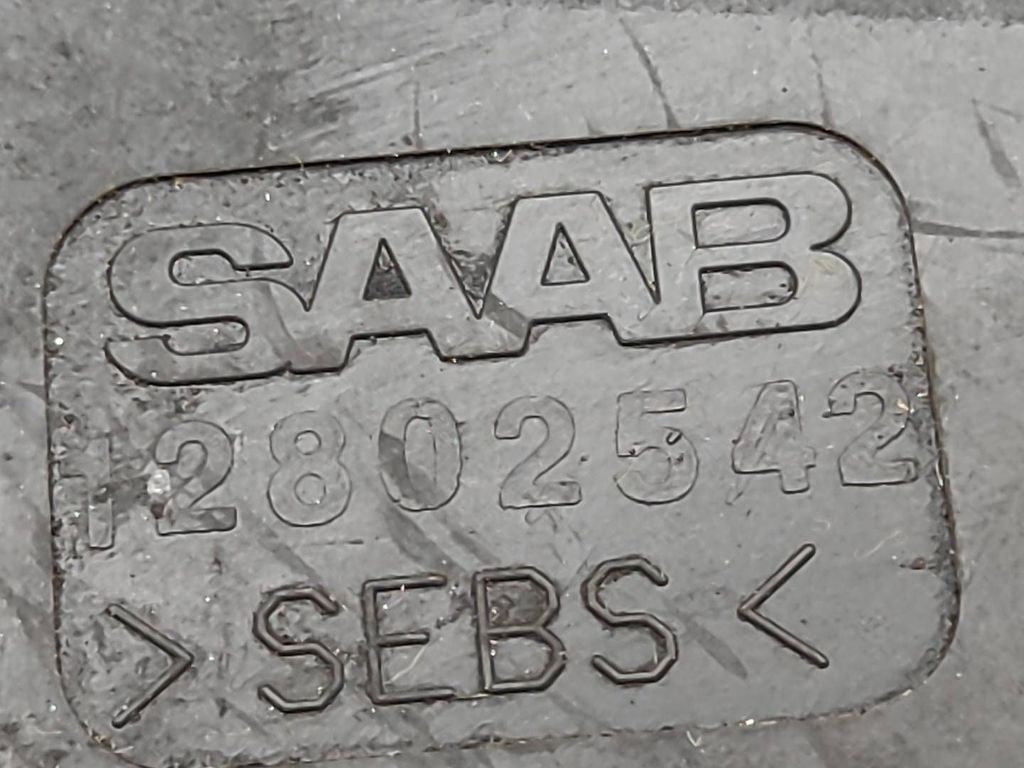 Saab 9-3 Ver2 2004 Dashboard storage box compartment pad 12802542 