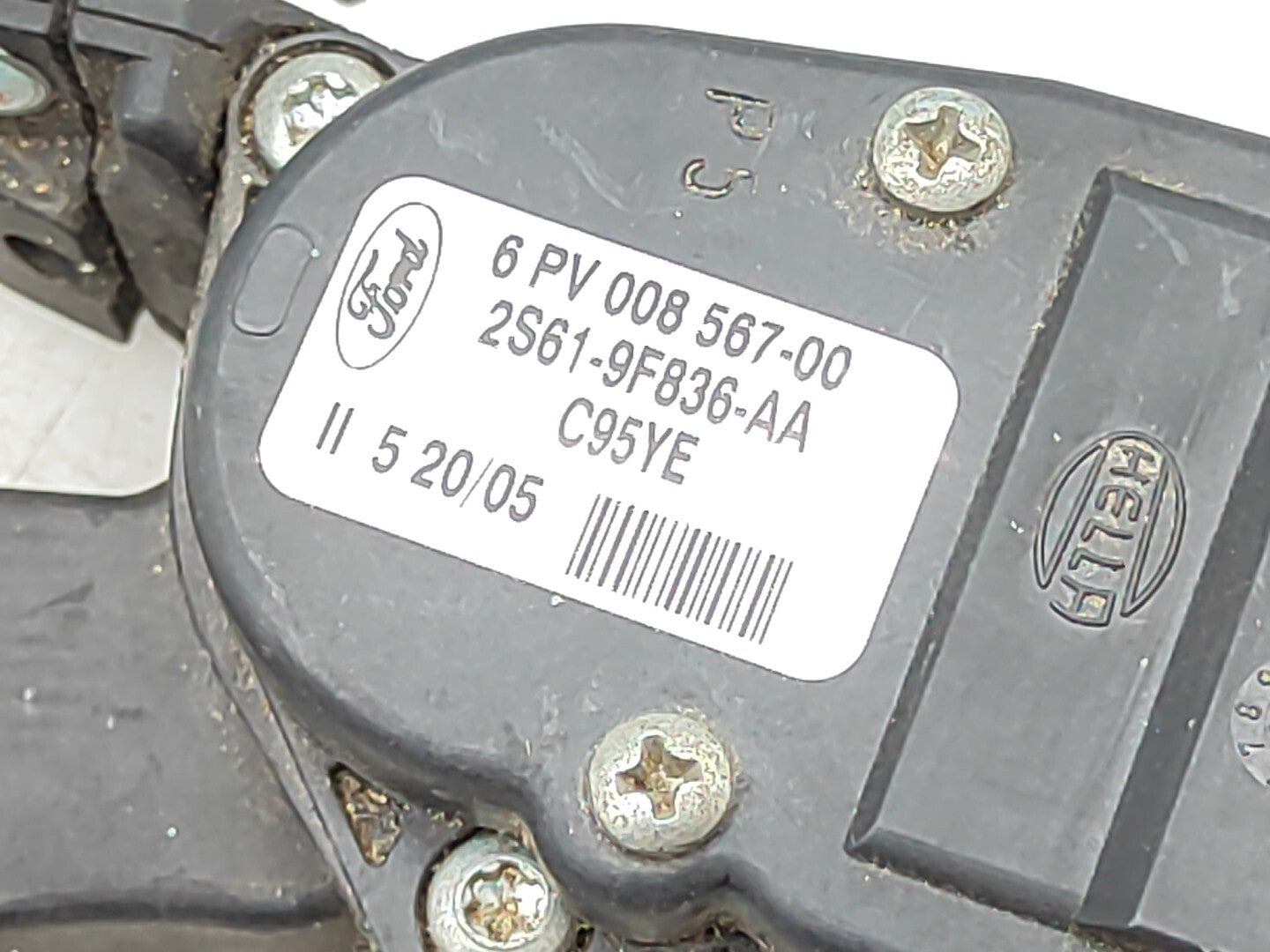 Ford Fiesta MK6 Petrol 2004 LHD Accelerator Gas Pedal 2S619F836AA 6PV008567