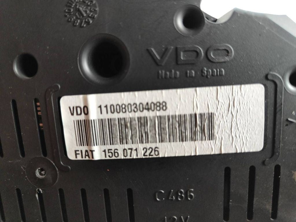 156071228 Alfa Romeo 147 2005 LHD Diesel speedometer instrument cluster 