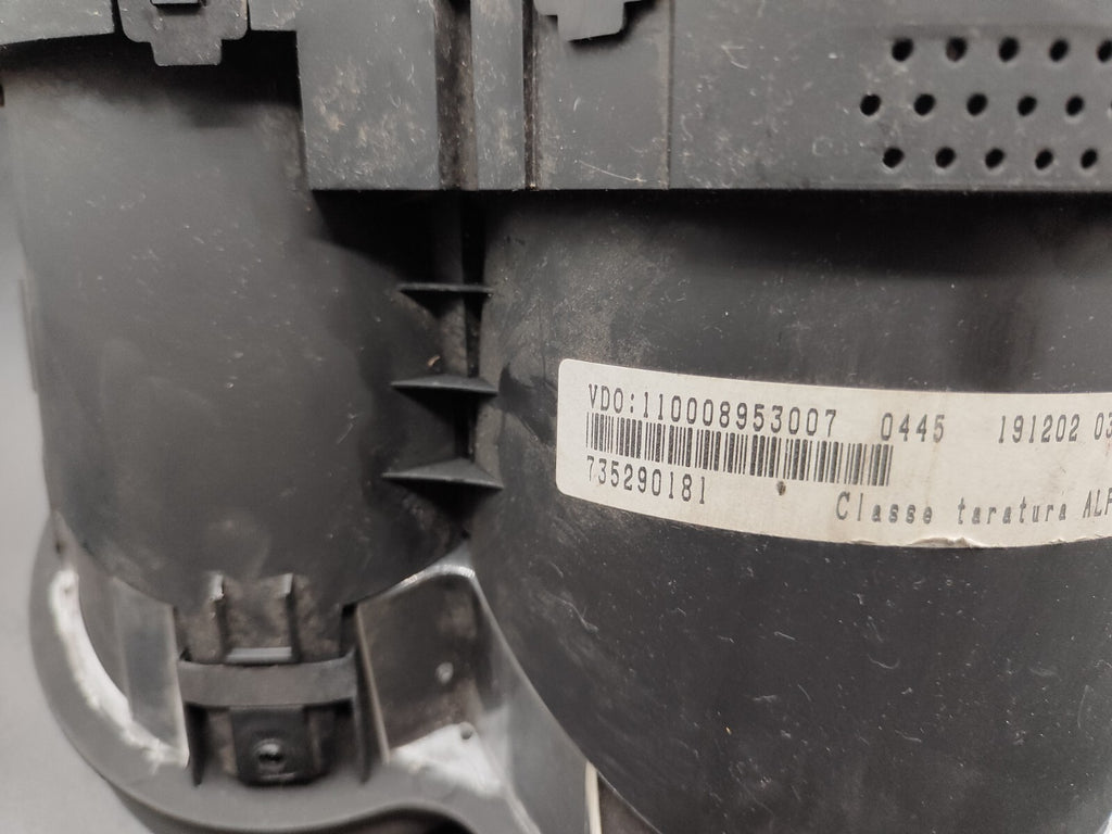 Alfa Romeo 147 Diesel 1.9JTD 2003 LHD Speedometer Cluster 735290181