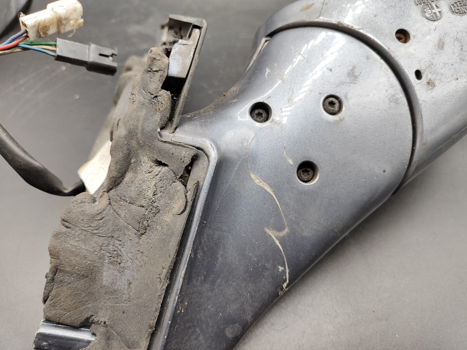 Alfa Romeo 166 2.4JTD 110kW 2002 LHD Front Right Side Mirror GREY E30154381