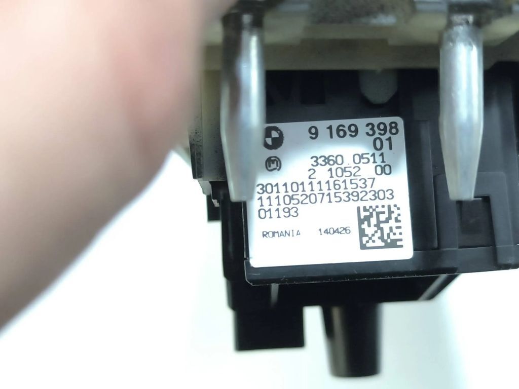 BMW 3 E90 E91 2007 Headlight Light button switch 9169398 