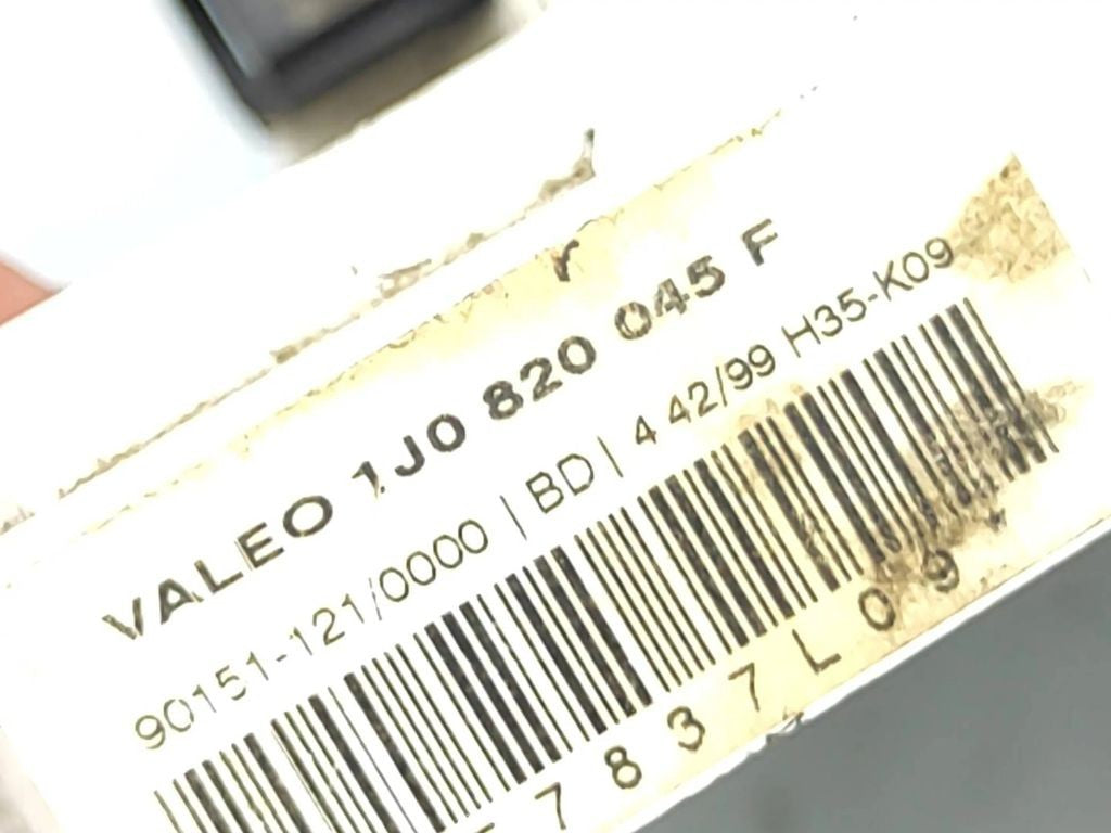 Volkswagen Golf IV 1998 AC heater control switch trim 1J0820045F 