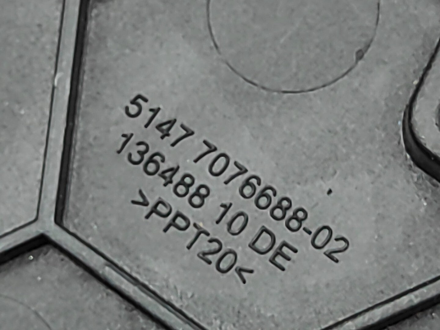 BMW E61 530D 170kW Estate 2006 Rear boot luggage trim plate 7076688 51477076688