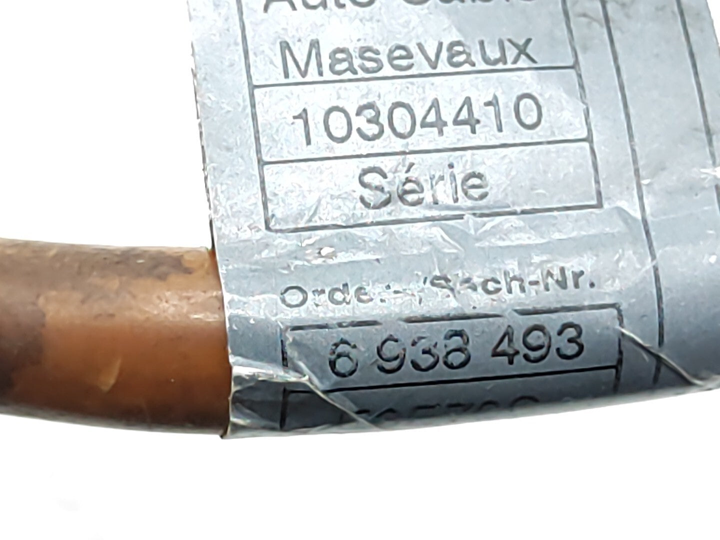 BMW E90 E91 330D 170kW 2006 Diesel Negative Battery Cable 6938493