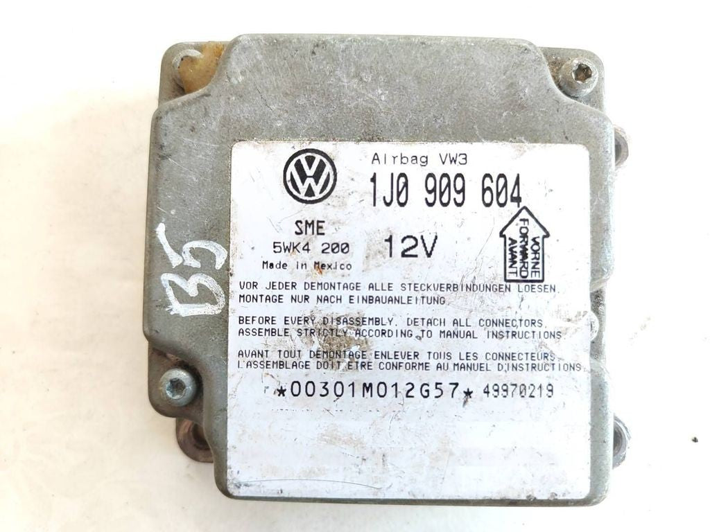 Volkswagen VW PASSAT B5 1996 Safety Control unit module 1J0909604 