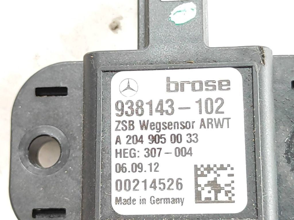 Mercedes-Benz E W212 2015 tailgate trunk boot lift sensor A2049050033 