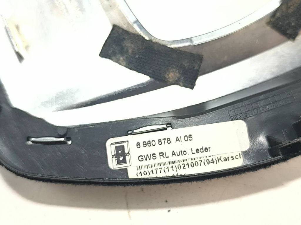 BMW 5 E60 E61 2008 LCI RHD Gear shifter surround trim plastic 6960878 