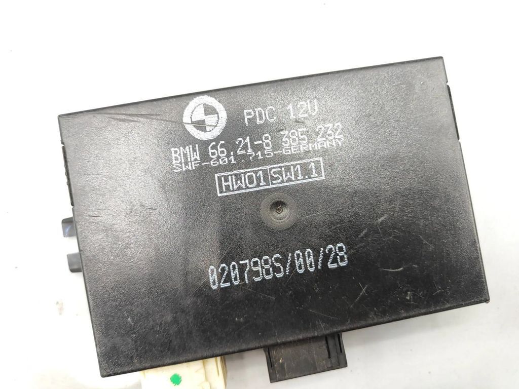 BMW 5 E39 530 1999 Rear Parking PDC control unit module 66218385232 