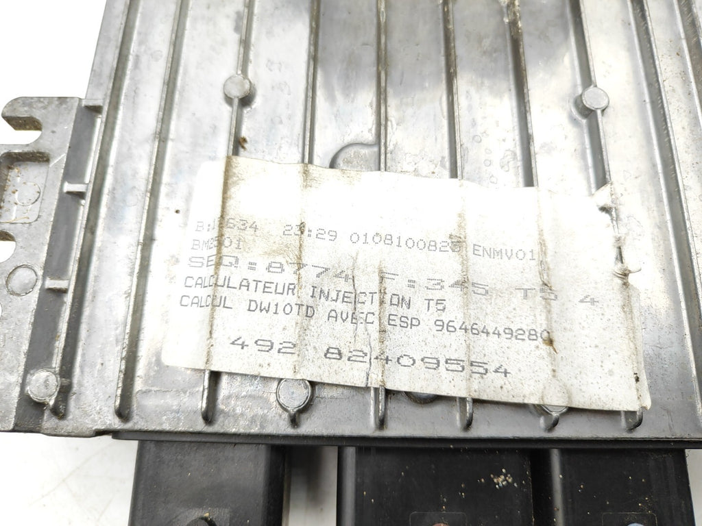 Peugeot 307 2.0HDI 2001 Engine Control ECU SW9646449280 5WS40030BT