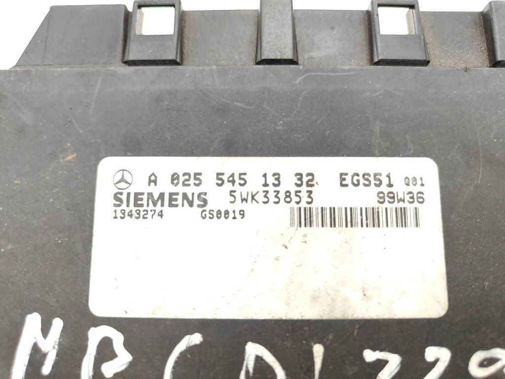 Mercedes-Benz E W210 2000 Gearbox control unit module A0255451332 