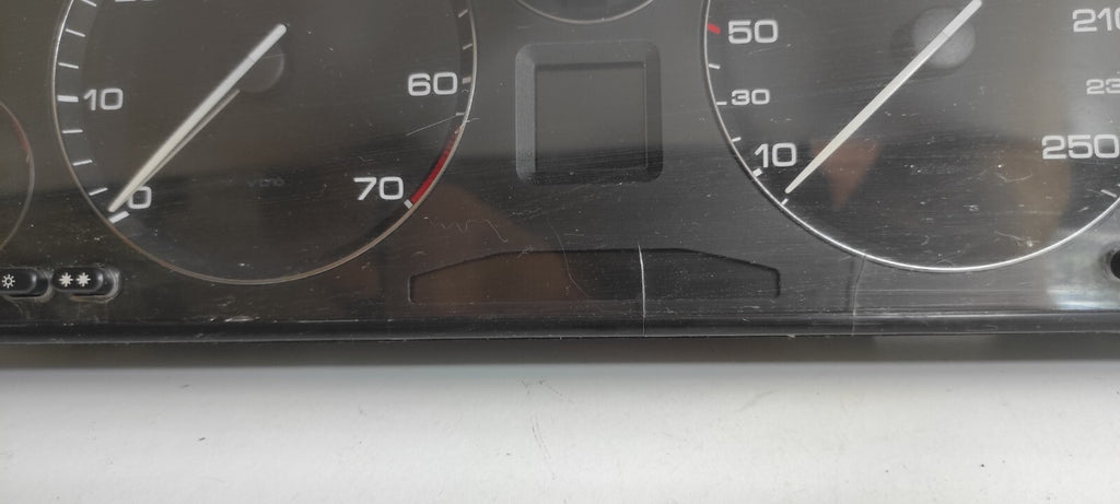 Peugeot 607 3.0i V6 2000 LHD Front Dash Speedometer Cluster 9653139880