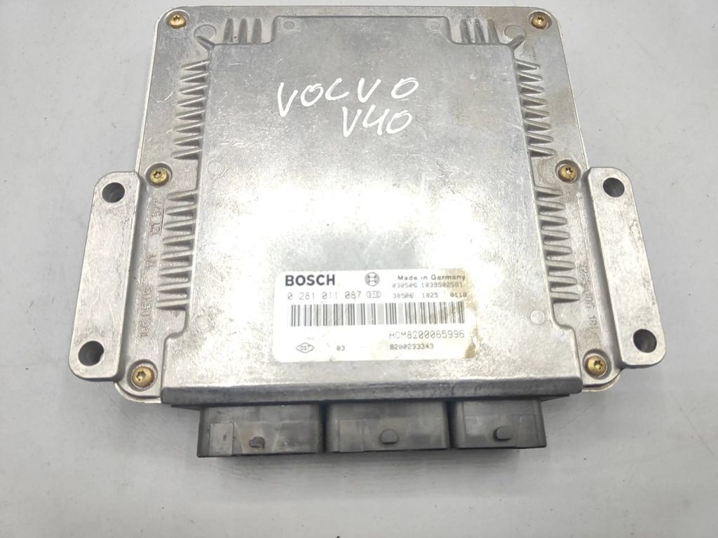 Volvo S40, V40 1.9D 2002 Engine control unit module ECU 0281011087 