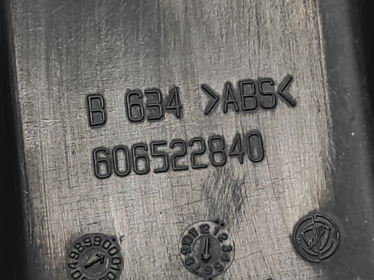 Alfa Romeo 166 2002 Front Center Bumper Upper Grill 606522840