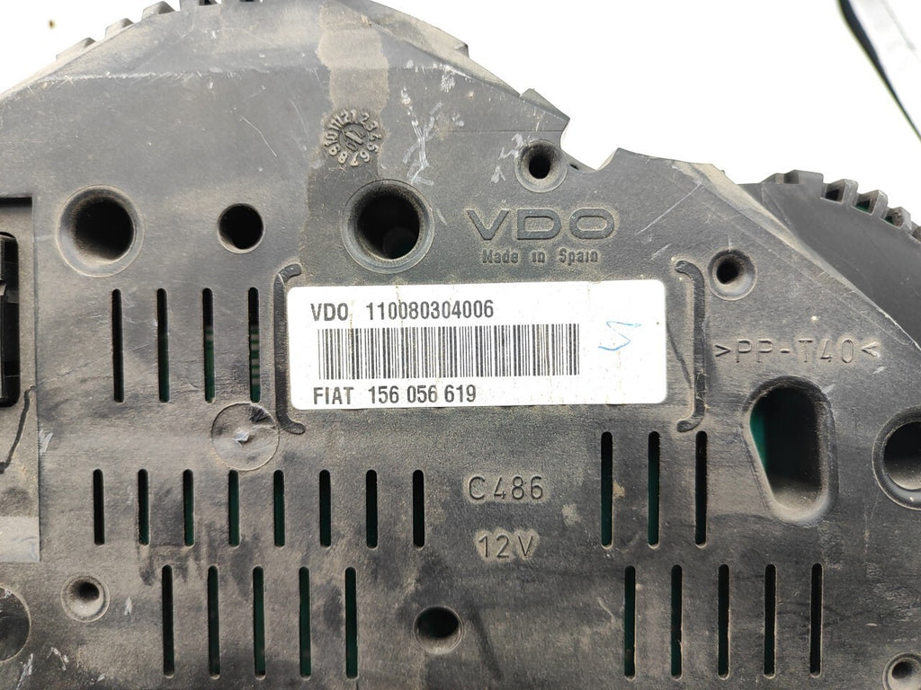 Alfa Romeo 147 Petrol 2006 RHD Speedometer Cluster 156056619