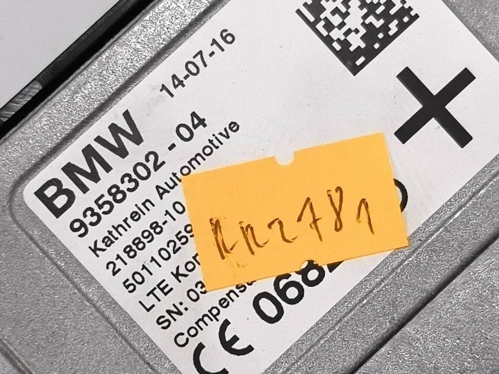 BMW X5 F15 2018 control units modules 9358302 