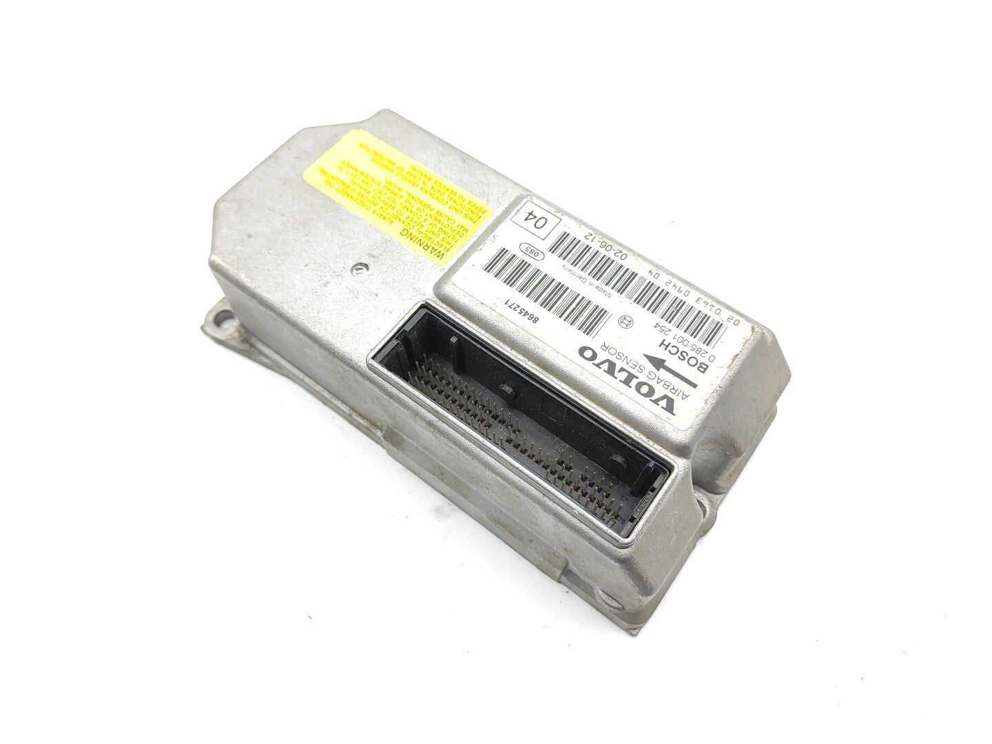 Volvo S60 2002 Safety Crash Impact Sensor Module ECU 0285001254