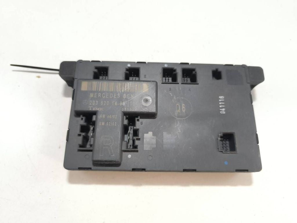 Mercedes-Benz C W203 2001 door control unit module 2038201485 
