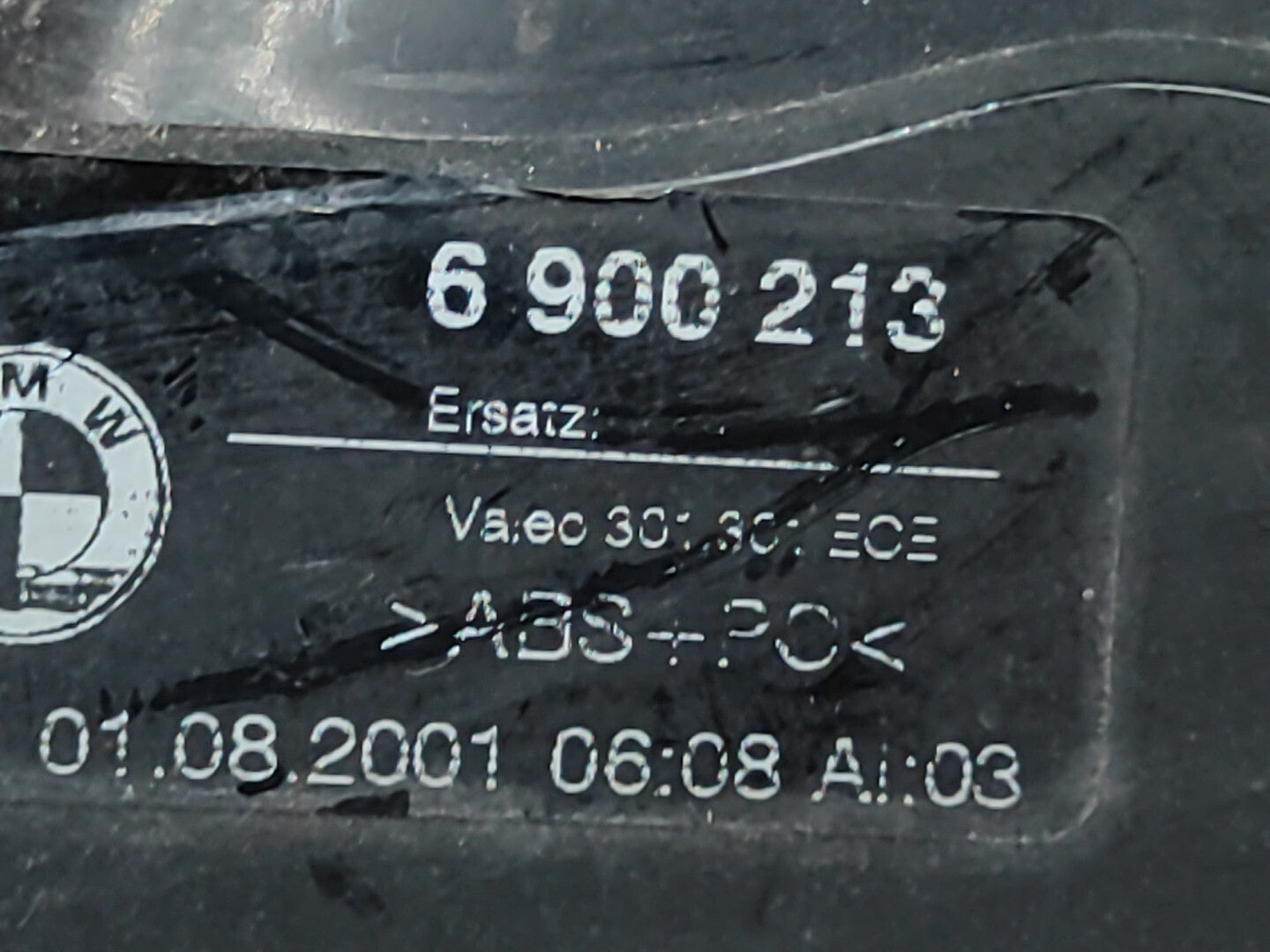 BMW 530 SERIES E39 3.0D 142kW 2002 LHD Rear Right Taillight 6900213