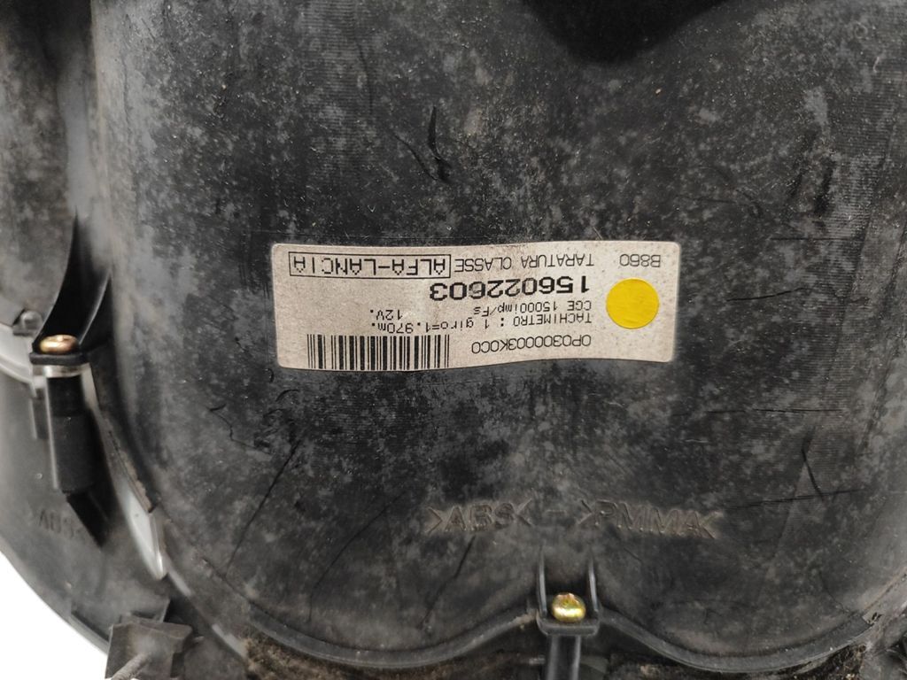 Alfa Romeo 166 2.4 2001 LHD Diesel speedometer instrument cluster 156022603