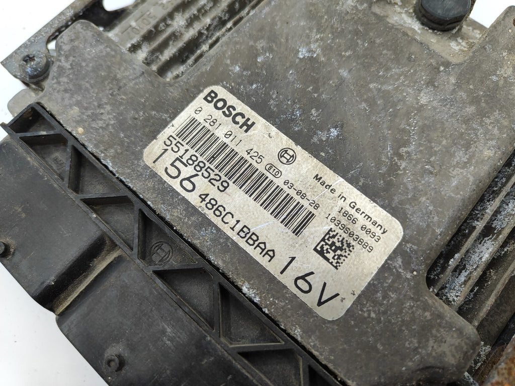 Alfa Romeo 156 16V 1.9JTD 103kW 2004 Engine Control Module 0281011425 55188529