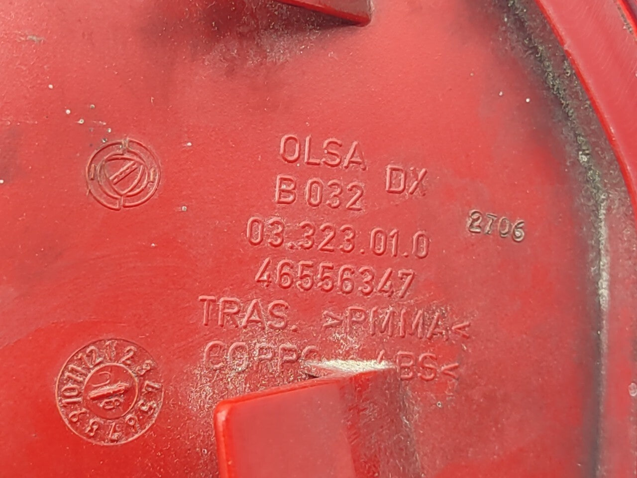 Alfa Romeo 147 2004 Rear Right Taillight Lamp 46556347