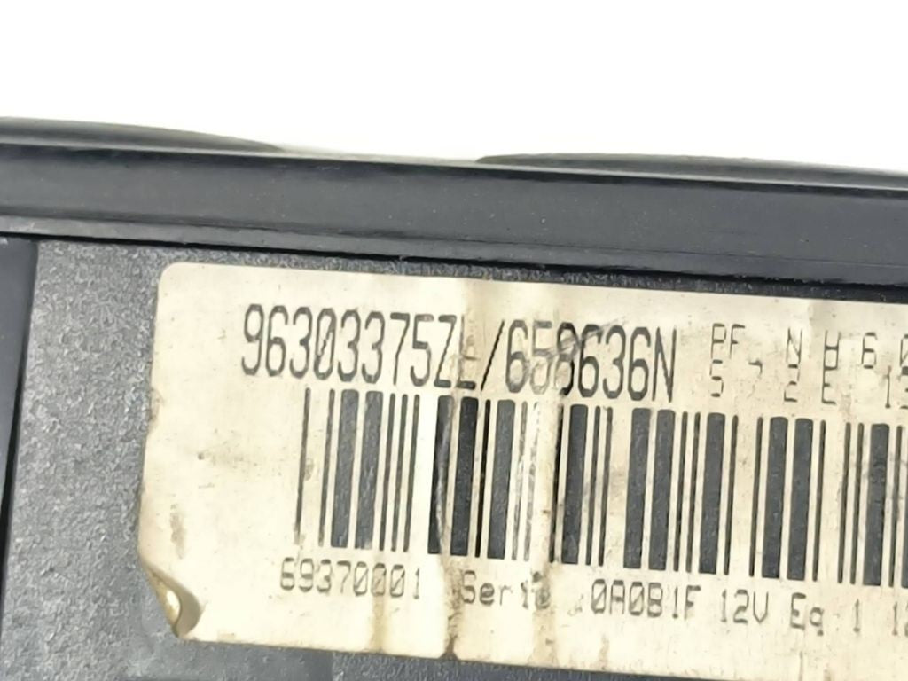 Peugeot 406 2002 Climate control unit module 96303375ZL 