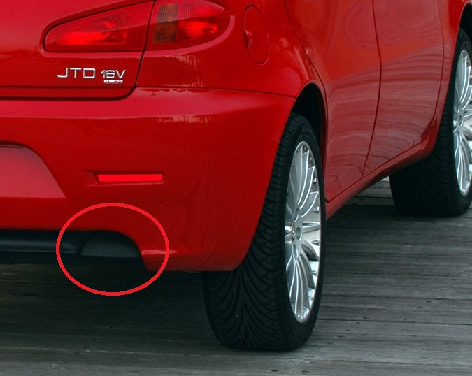 Rear Aftermarket 3D Printed Bumper Tow Hook Cap Cover For Alfa Romeo 147 2005