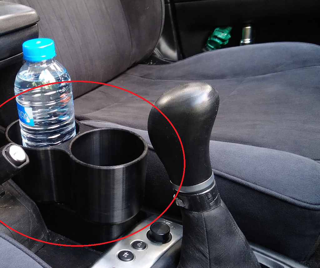 Aftermarket Center Console Cupholder Insert For Alfa Romeo 156 3D Printed