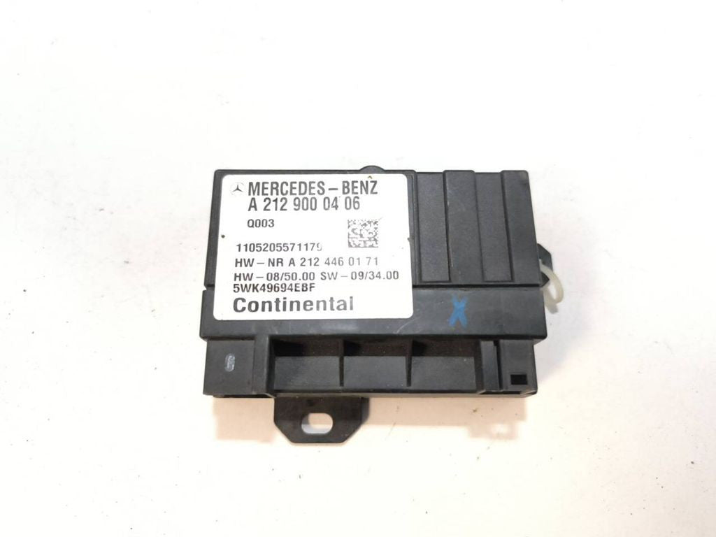 Mercedes-Benz E W212 2011 Fuel injection pump control unit module A2129000406