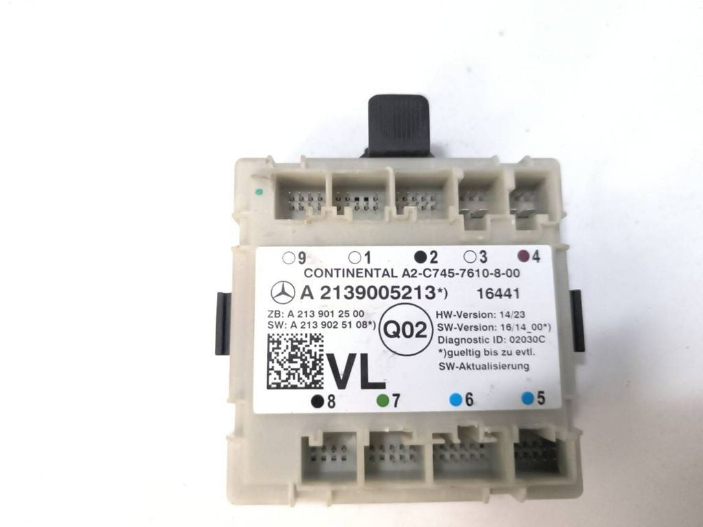 Mercedes-Benz E W213 2017 door control unit module A2139005213 