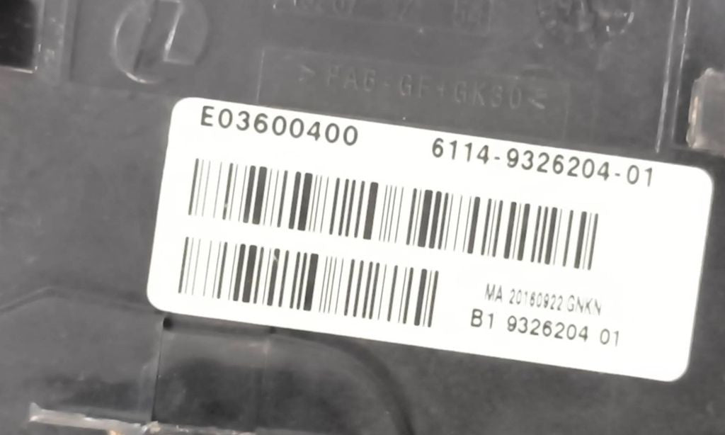 BMW X3 F25 2015 Diesel Positive wiring loom 9326204 