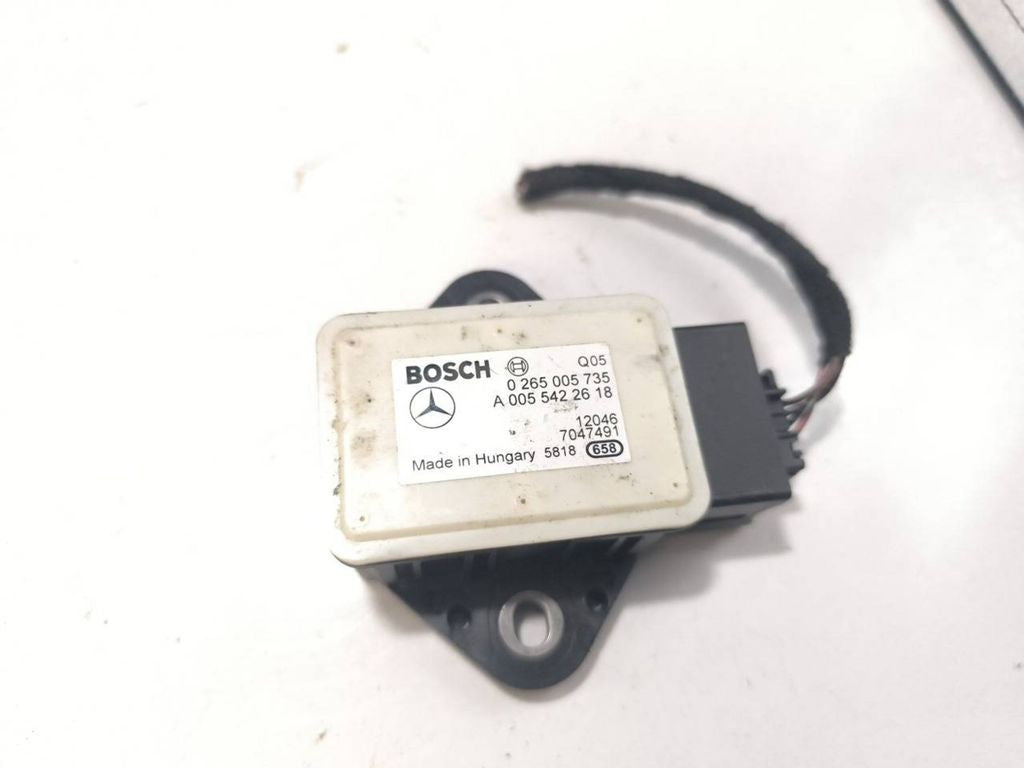 Mercedes-Benz E W212 2009 ESP acceleration yaw rate sensor A0055422618 