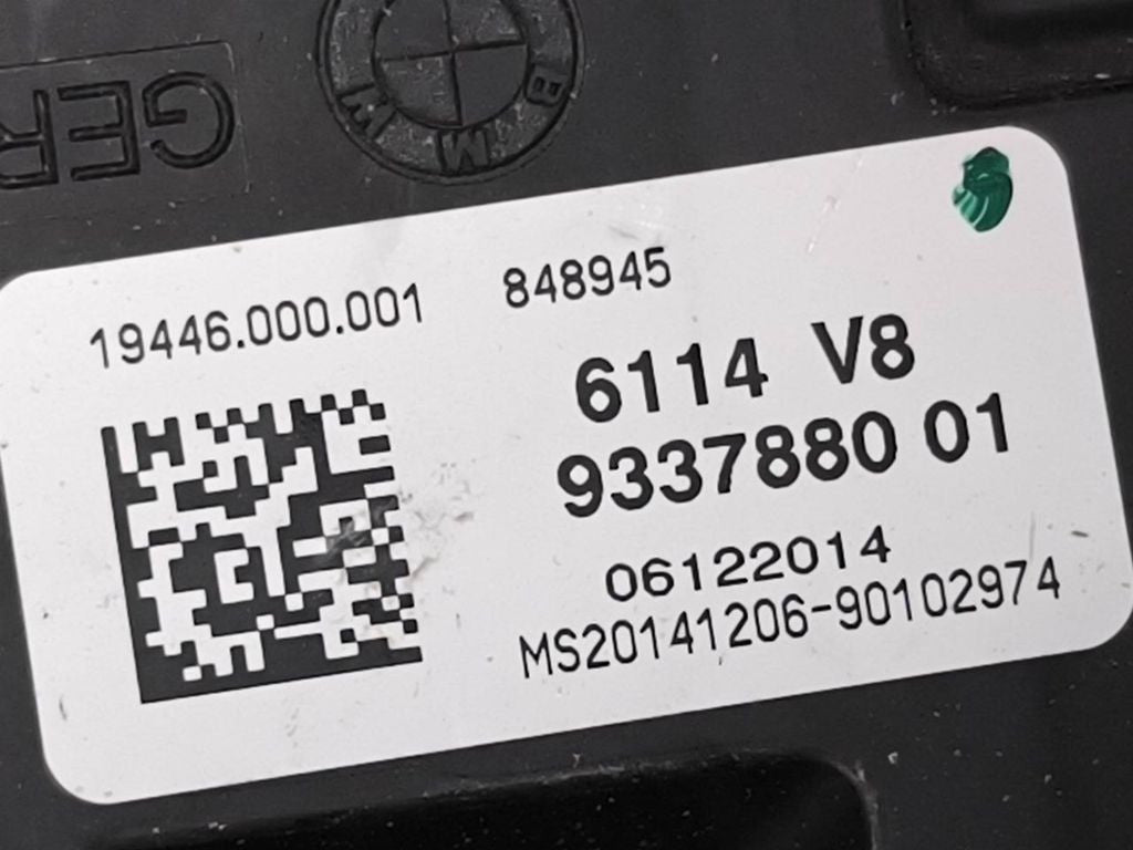 BMW 3 F30 F35 F31 2012 Fuse module 9337880 