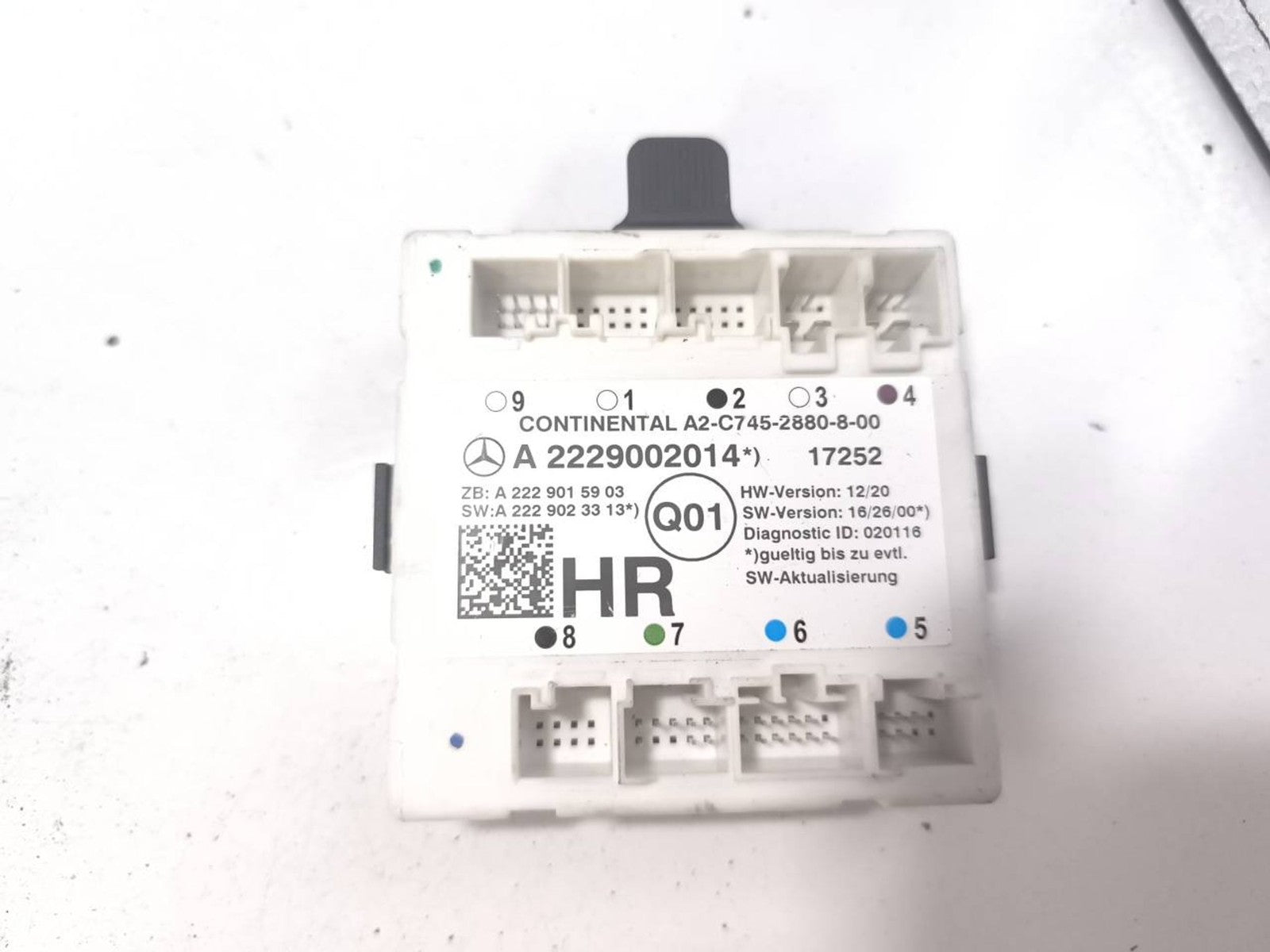Mercedes-Benz C W205 2017 door control unit module A2229002014 