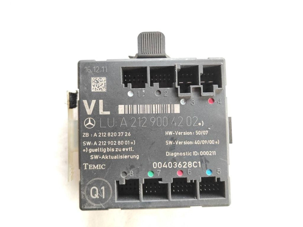 Mercedes-Benz C W204 2011 door control unit module A2129004202 