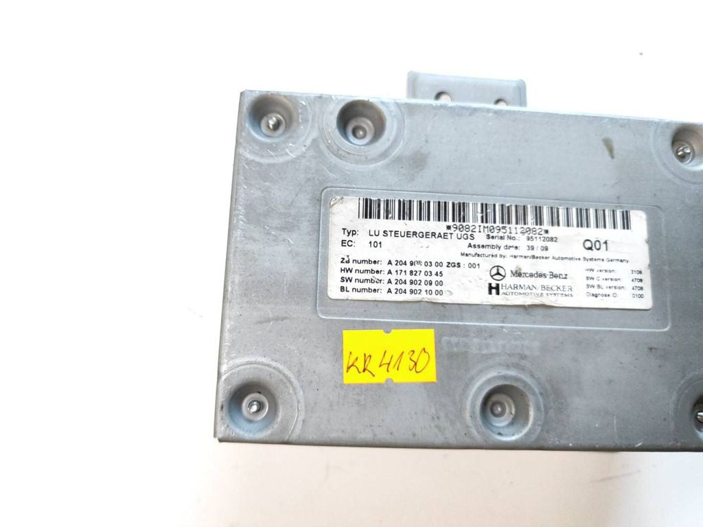 Mercedes-Benz C W204 2007 Head unit multimedia control A2049000300 