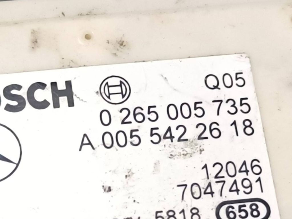 Mercedes-Benz E W212 2009 ESP acceleration yaw rate sensor A0055422618 