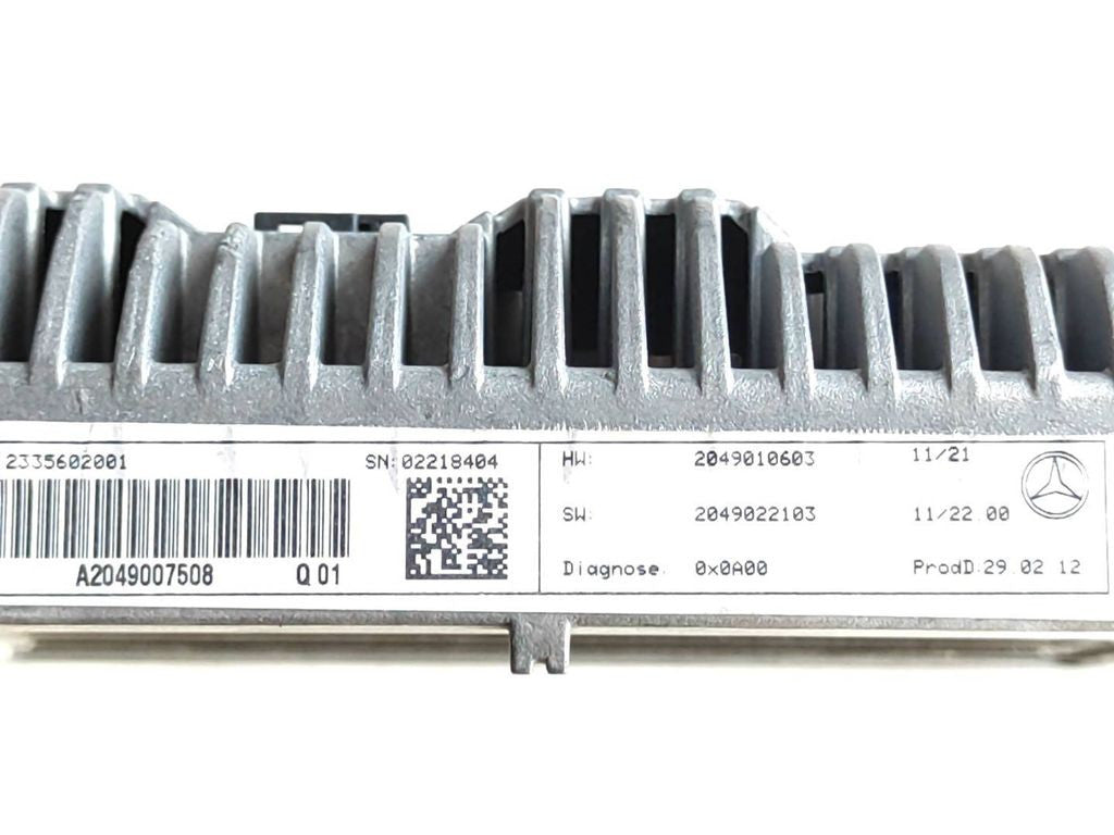 Mercedes-Benz C W204 2012 Dashboard LCD screen display A2049007508 