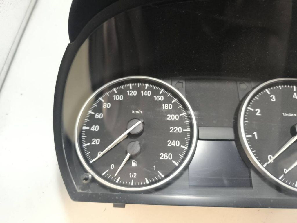 BMW 3 E90 E91 2008 Petrol speedometer instrument cluster 9187058 